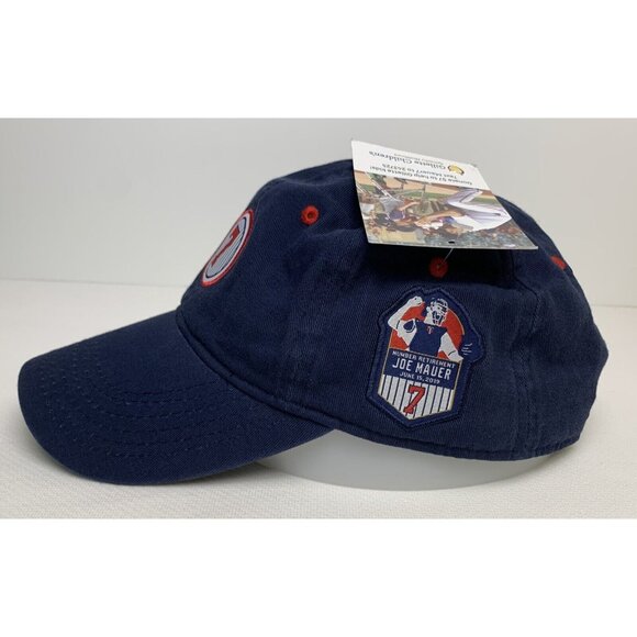 Joe Mauer Retirement Navy Baseball Hat 2019 Snapback Adjustable Tribute Cap NEW - Picture 6 of 12